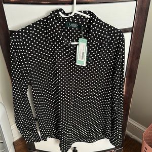 Kristy button down blouse NWT